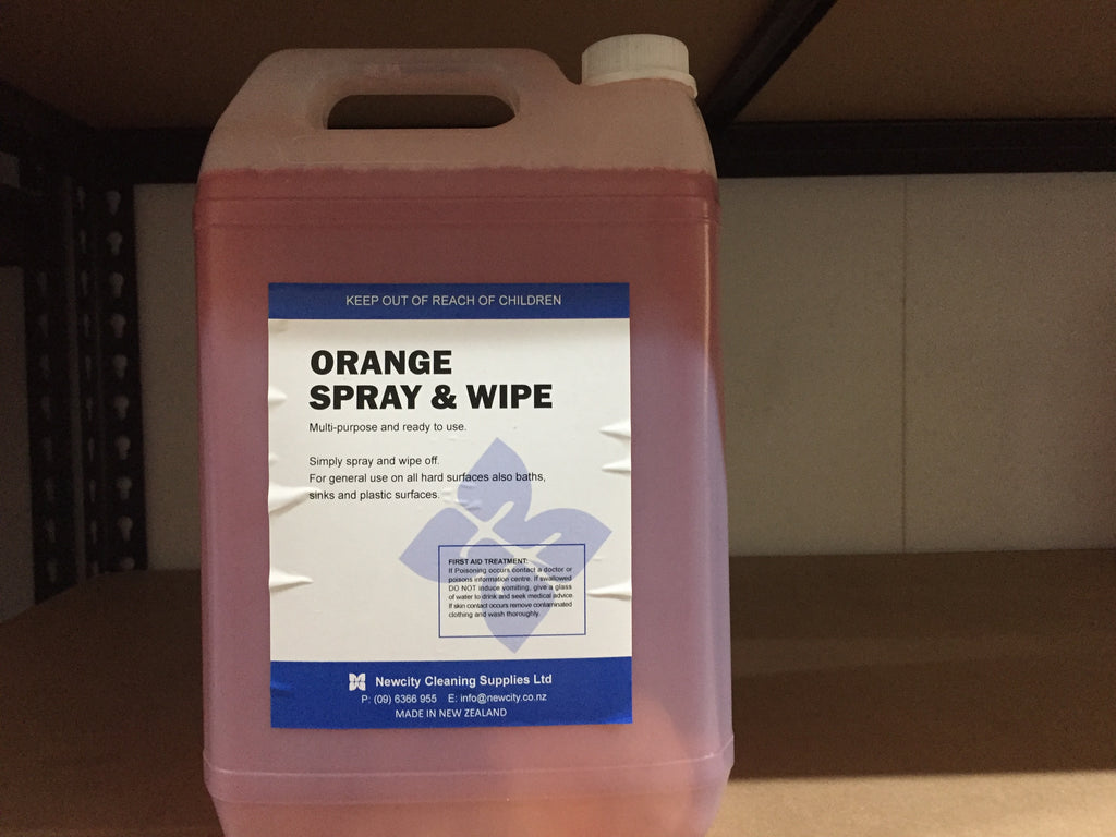 Orange Antisep Spray Wipe